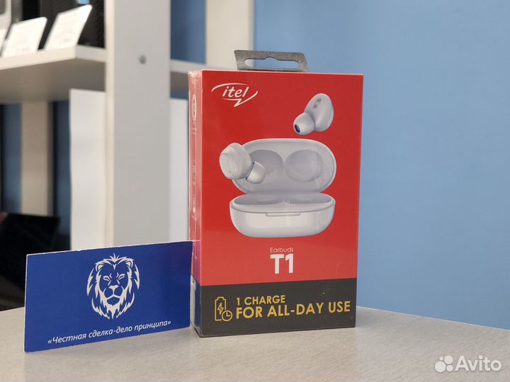Беспроводные наушники Itel T1 новые