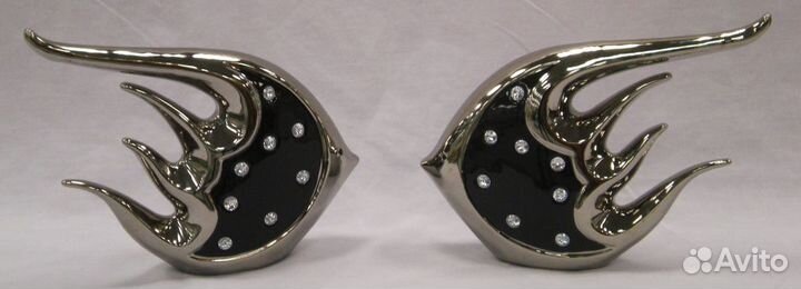 Статуэтка рыба со стразами