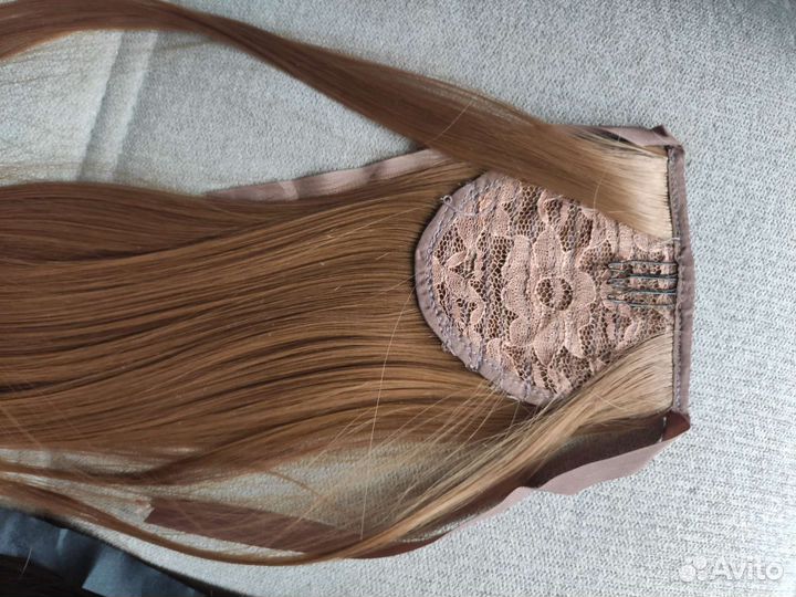 Искусственный хвост волос на ленте