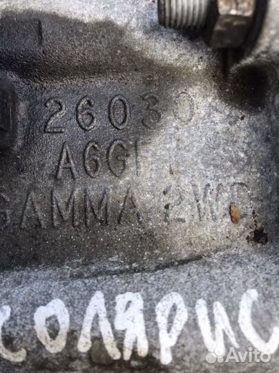 Hyundai solaris aкпп 1,6 6 ступенчатый