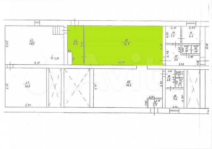 Торговая площадь, 70.6 м²