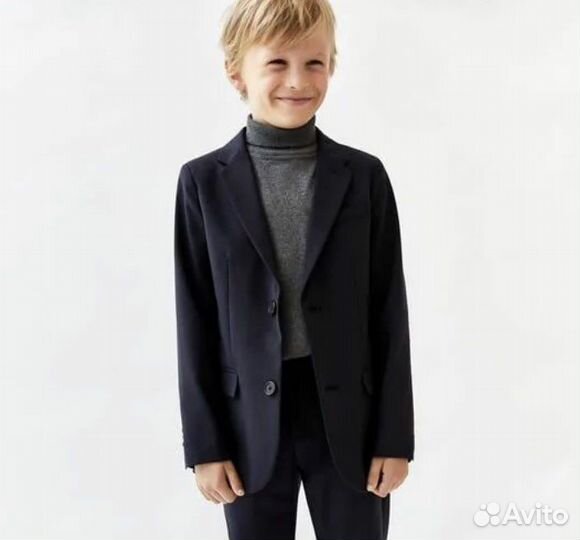 Zara kids школа пиджак и брюки на мальчика 128