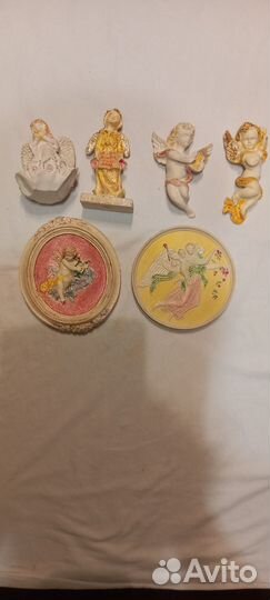 Ангелочки из гипса. Декор