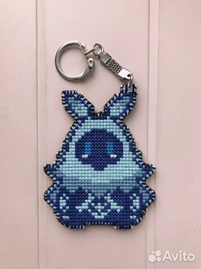 Брелок вышивка «Крио маг бездны» Геншин