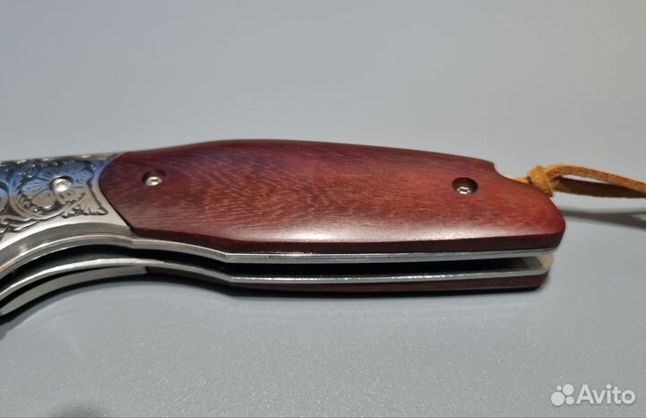 Нож Дамасский Компакт с чехлом