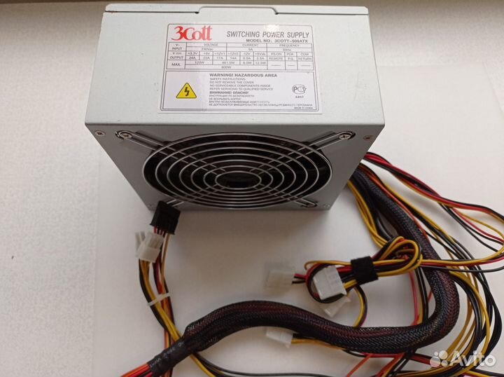 Блок питания 3Cott ATX-500W