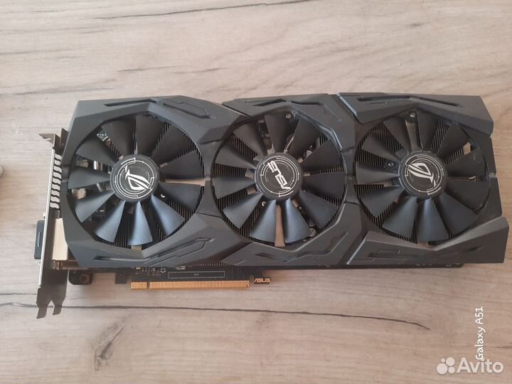 Видеокарта gtx 1080 8 gb asus rog strix
