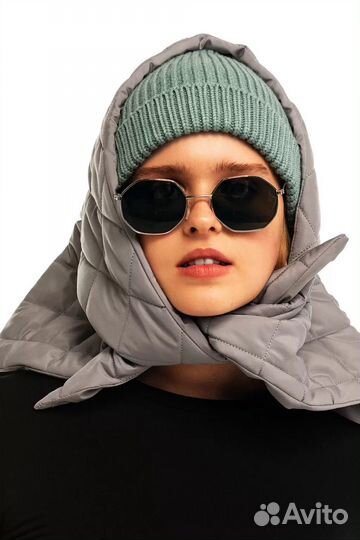 Косынка стёганная утеплённая