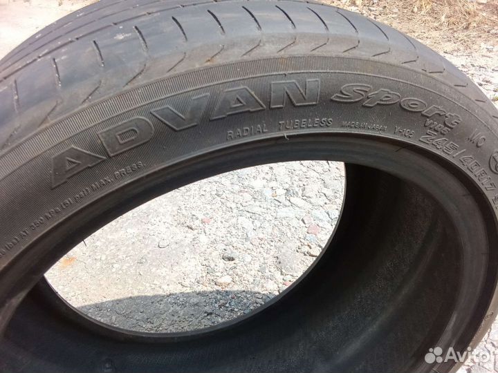Yokohama Advan Sport V105 245/40 R17 91W