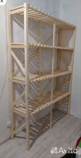 Стеллаж деревянный