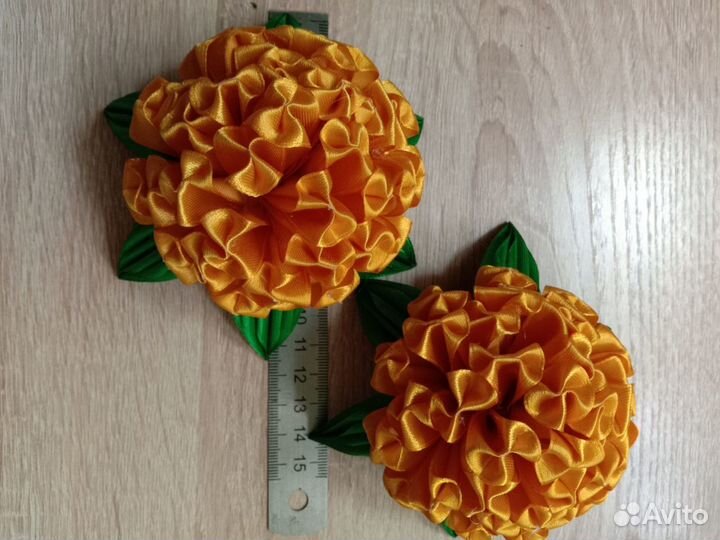 Банты на резинке ручной работы