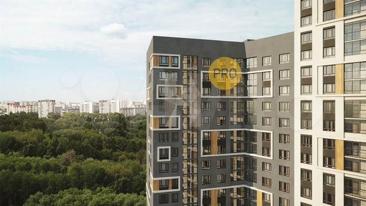 2-к. квартира, 68,3 м², 3/25 эт.