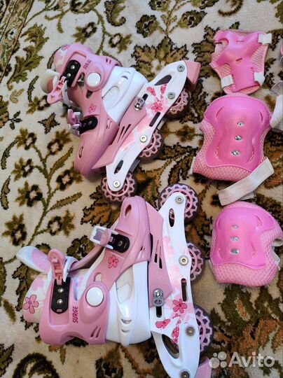 Ролики роликовые коньки 26-29 раздвижные