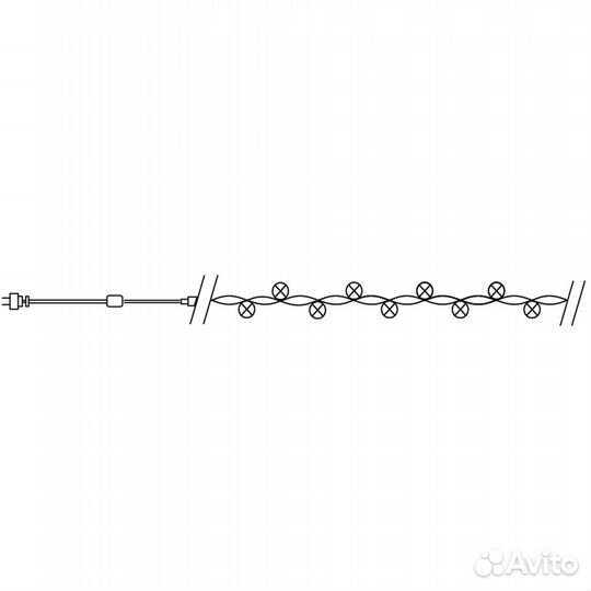 Светодиодная уличная гирлянда Feron 