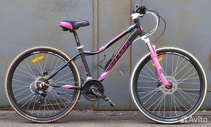 Женский велосипед Stinger (гидравлика shimano)