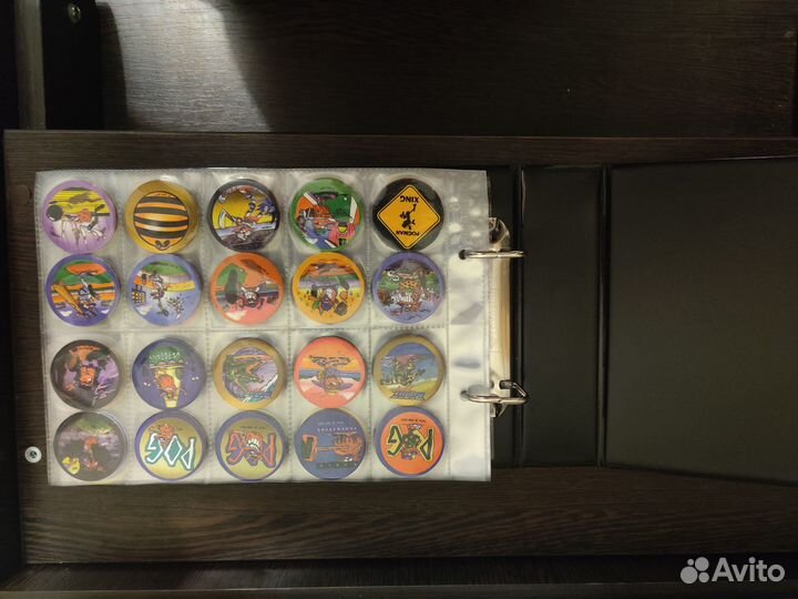 Фишки, сотки, кэпсы полные коллекции