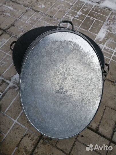 Таз оцинкованный