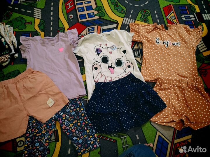 Вещи пакетом на девочку 98-104