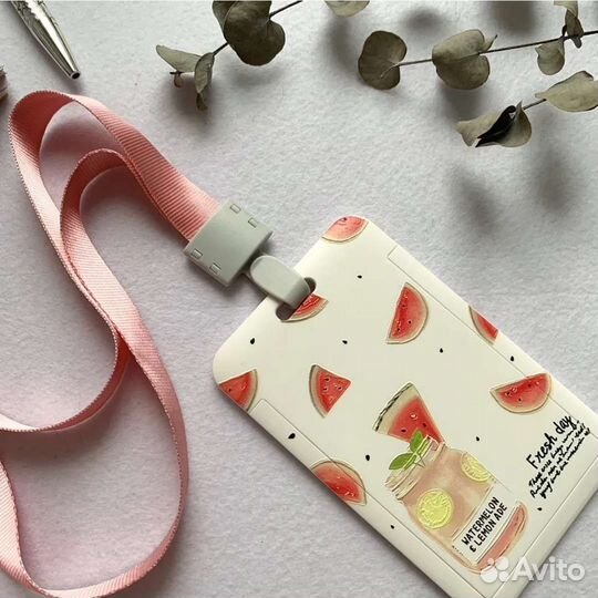 Бейдж для карты/пропуска/карты школьника