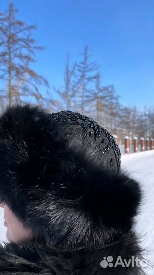 Шапка песец