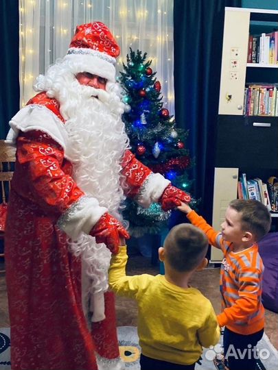 Настоящий Дедушка Мороз с Мишкой Тедди