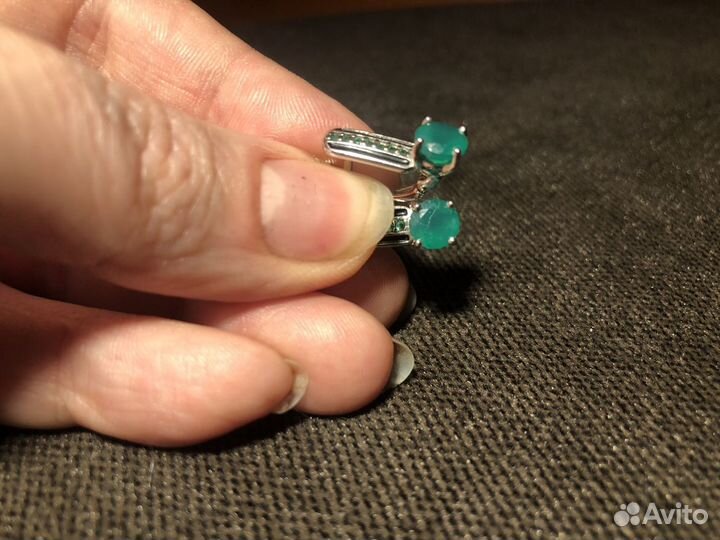 Серебряные серьги