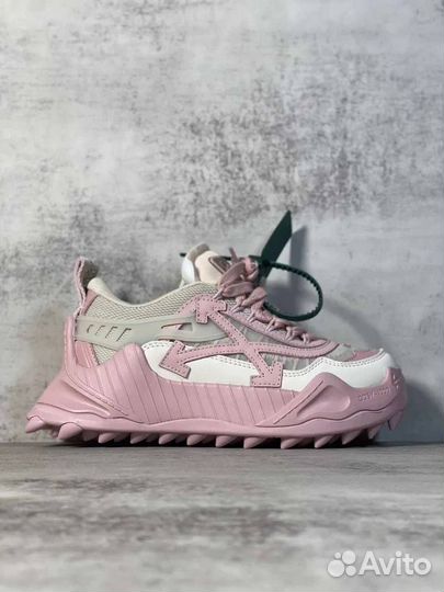 Кроссовки off white odsy 1000 розовые