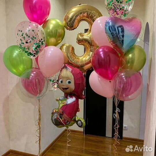 Оформление воздушными и гелиевыми шарами