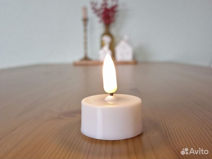 Светодиодная свеча hm home чайная новая