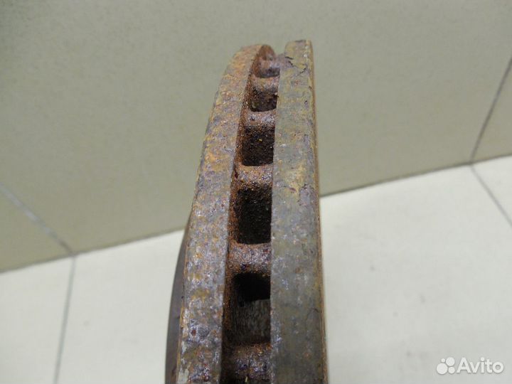 Диск тормозной передний вентилируемый Lacetti 2003