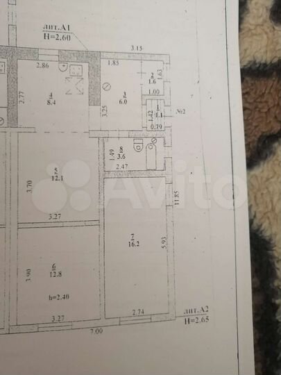 Дом 62 м² на участке 5 сот.