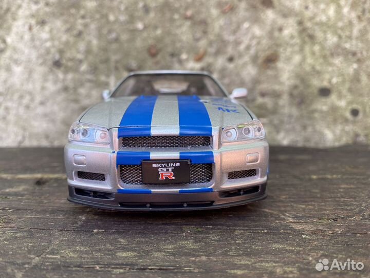 Модель Nissan Skyline GT-R R34 Форсаж