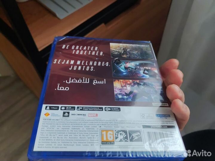 Человек паук 2 ps5 диск новый