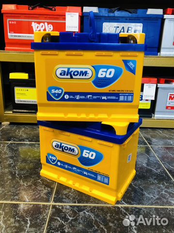 Аккумулятор Аком 60ач на Приору /Priora LADA