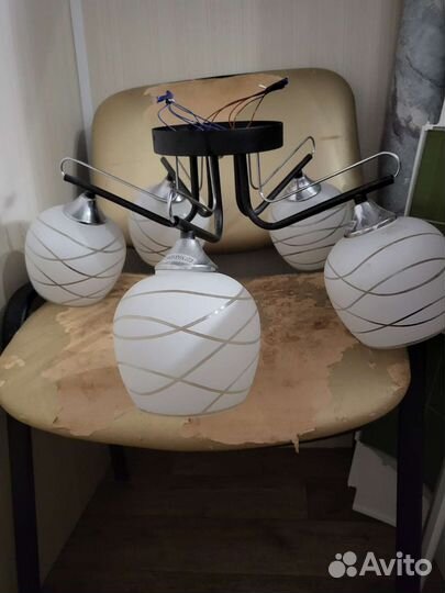 Люстра потолочная бу