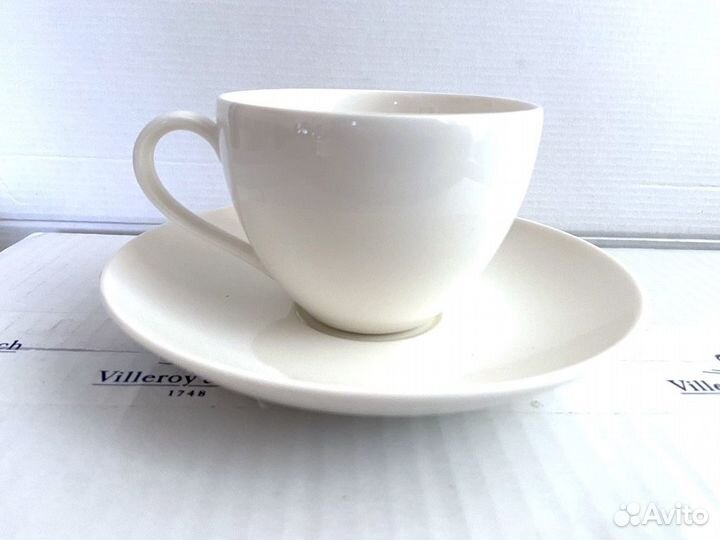 Пара кофейная 0.2L Villeroy Boch Basic White