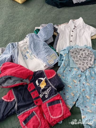 Вещи на мальчика 6-12 месяцев