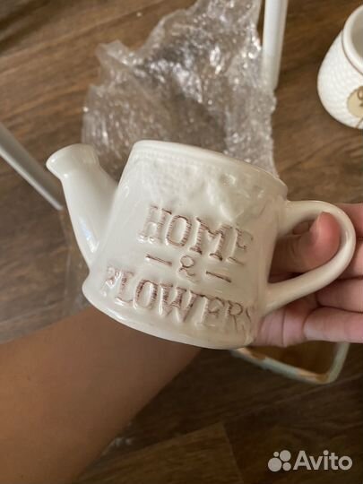 Кашпо керамическое для цветов