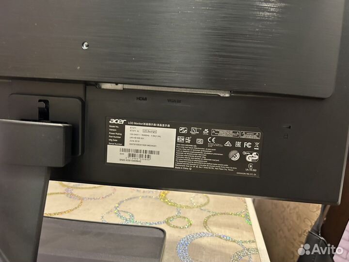 Монитор acer ET 271