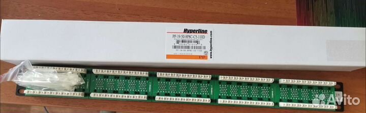 Патч-панель 19, PP-19-50-8P8C-C5-110D