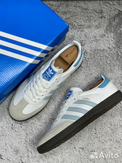 Кроссовки adidas samba белые 37-41