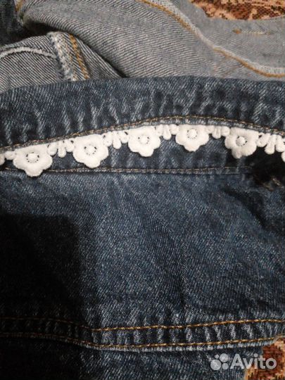 Джинсовая жилетка для девочки