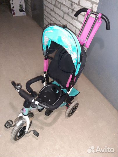 Трехколесный велосипед коляска
