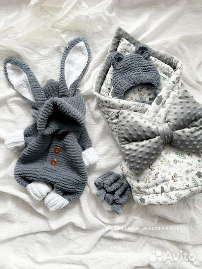 Вязаный комбинезон