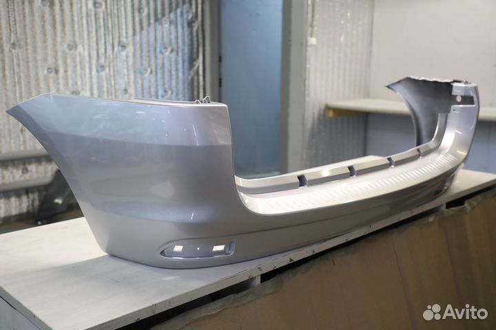 Бампер задний Лада Ларгус серый 691 Платина