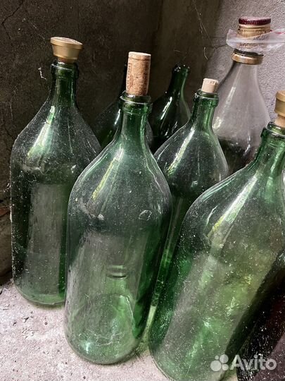 Бутылка стеклянная 3л