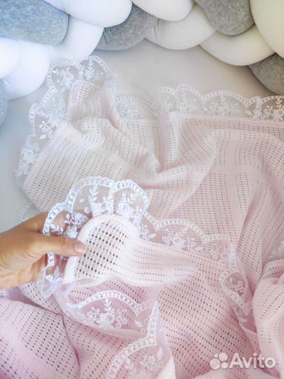 Плед детский на выписку новый