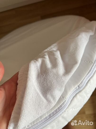 Матрас для новорожденных круглый 75х75