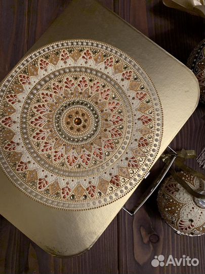 Новогодние шары с ручной росписью