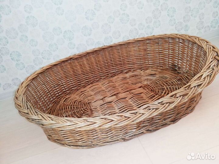 Корзина плетеная для собаки